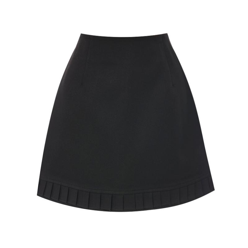Sally Pointed Hem A-Line Mini Skirt_I6A-Csk022
