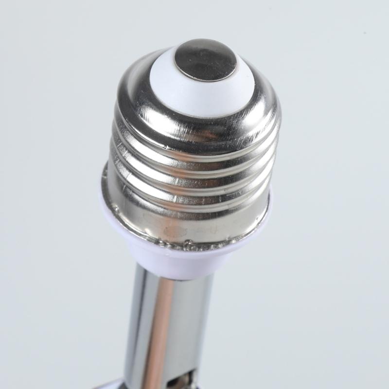 E27 to E27 Lengthened Lamp Base 180 Degree Rotation Tube LED Light Bulb Extension Lamp Holder Head Conversion Socket