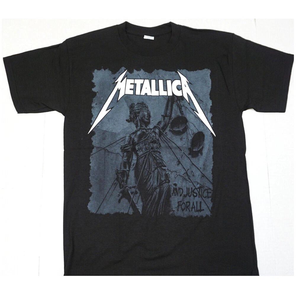 METALLICA And Justice For All T-shirt Heavy Metal Tee Adult Men s Black New S