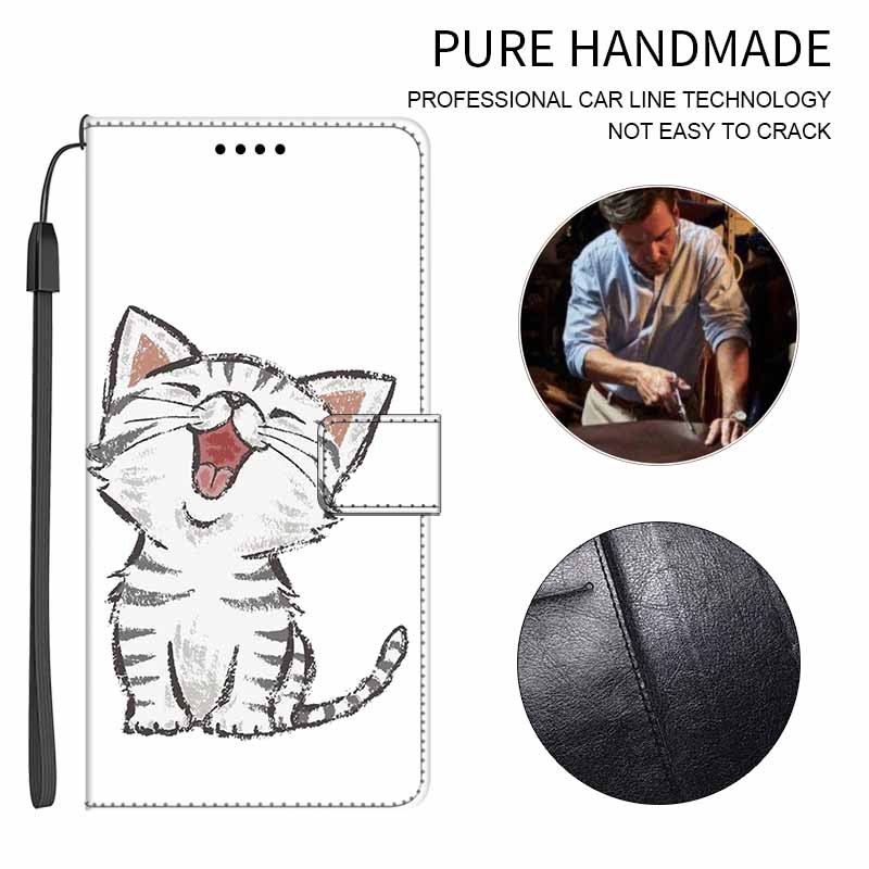 Flip Leather Case For Samsung Galaxy S25+/ S25 Ultra / S25 Edge Phone Wallets Stand Book Cover For Galaxy S25 Animal Phone Case