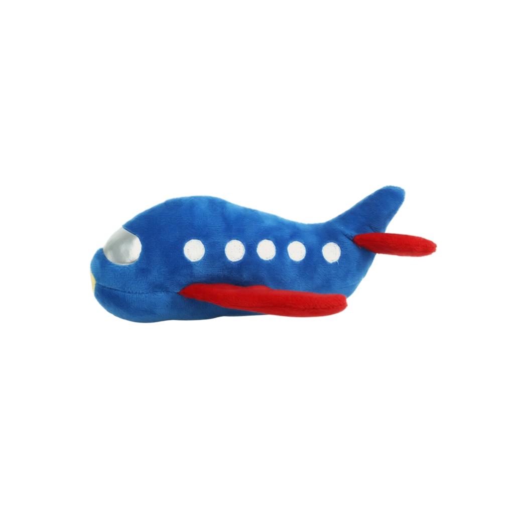 Dog Toy Rope Knot Airplane Squeaky Chew Tug Toy Durable Interactive Pet Play Accessory for Teeth Cleaning and Exercise