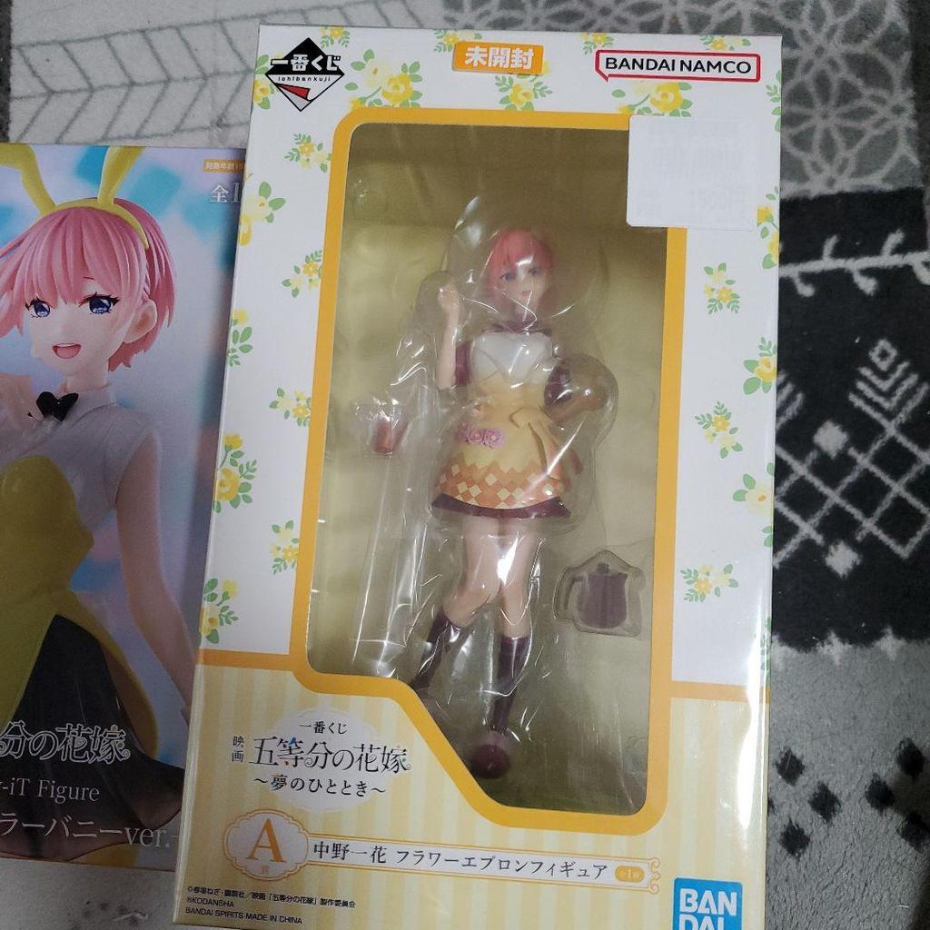 [USED] Baraka Quintessential Quintuplets Nakano Ichika Flower Apron Figure Color Bunny