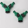 Y-Type Hose Splitter Double Way Joint 1 Split Two Faucet Diverter Garden Accessories Internal Thread Water-Diverter