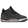Air Jordan 3 Retro GS Fear 2023 Kids Sneakers Grey Night-Stadium Total-Orange DM0967-080