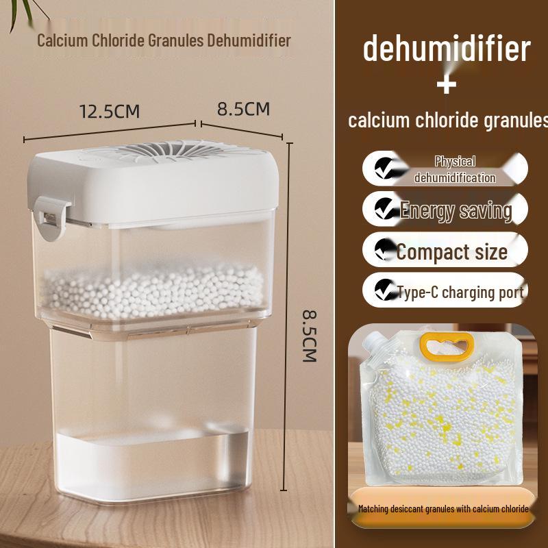 Indoor Dehumidifier Calcium Chloride Granules for Moisture Absorption and Air Purification Dehumidifier (No Calcium Chloride)