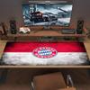 FC Bayern Munich Logo Color Mouse Pad Large Gaming Table Cushion Non-slip Laptop Tablet Big Mousepad XXL Mat Mini PC Playmat With Lock edge