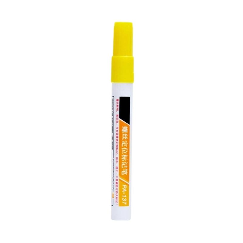 Industrial Screw Marking Pen 3mm Round Tip Portable Screw Marking Paint Marker Pen For Positioning On Metal Plastic