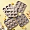 Carbon Steel Non-stick 9 Cake Mold Thickened Cake Baking Tray Animal-shaped Oven Baking Mold