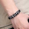 Leather Handwoven Bracelet Leather Braided Cross Men 'S Leather Bracelet Retro Trend