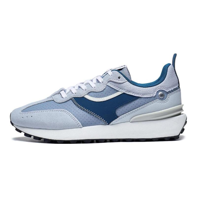 Li-Ning Fangyuan Classic Low Top Men Casual Shoes Blue Gray AGCT047-3 43