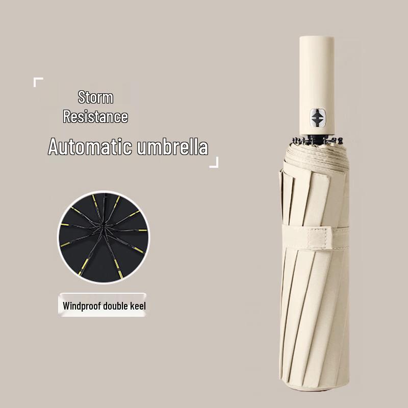 Muxiaobai Automatic 12-Rib Sun & Rain Umbrella