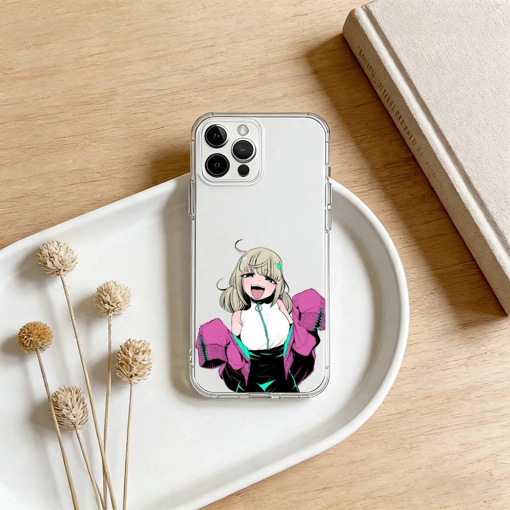 Gushing Magical Girls Manga Phone Case For iPhone 17 16 15 14 13 12 11 Mini Pro Max Plus Transparent Cover