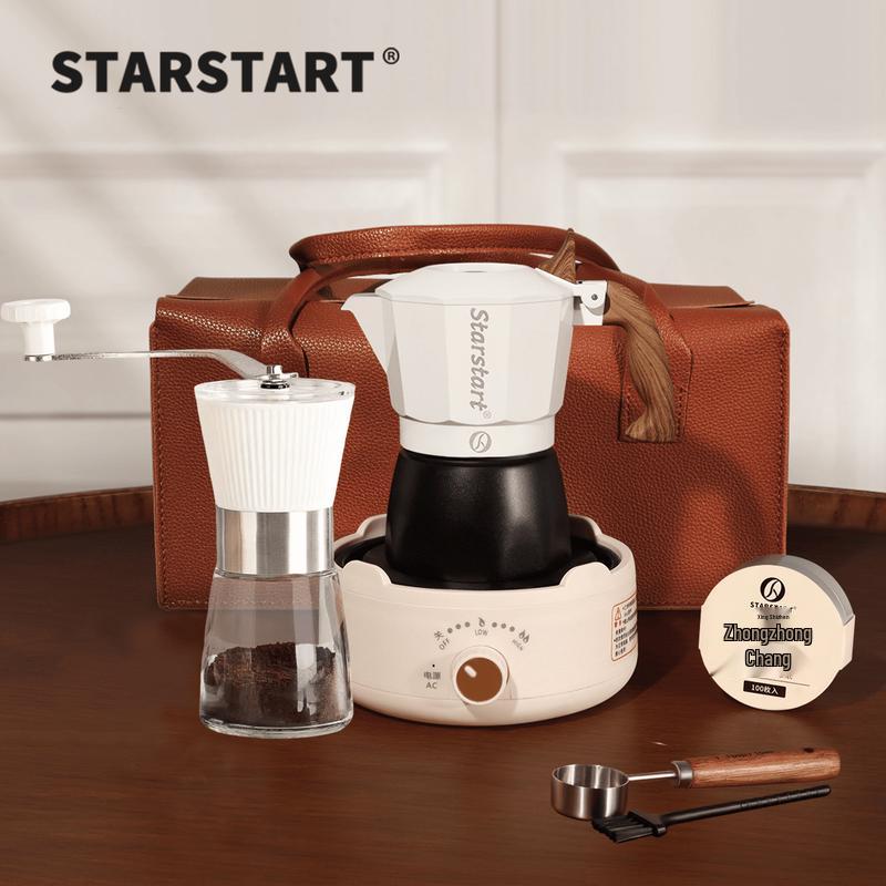 STAR-START Dual Valve Moka Pot Gift Set