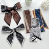 Women Twill Decorative Ribbon Small Scarf for Binding Bag Handle Ribbon Hair Band Small Scarf Headband Skinny Bag Scarves