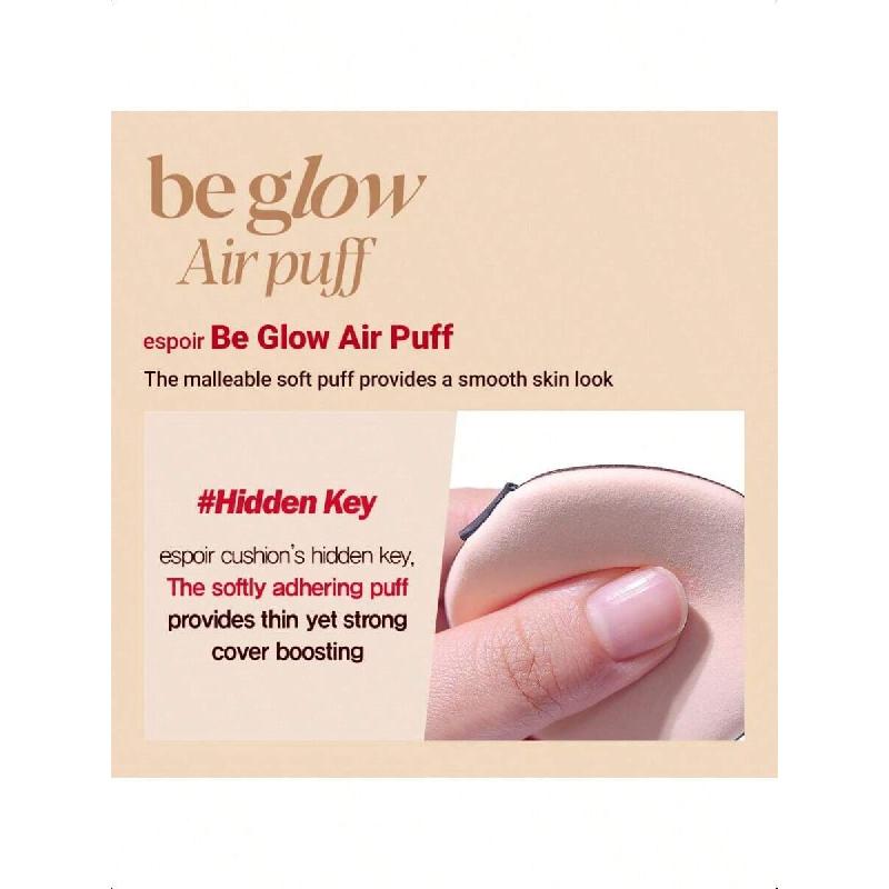 eSpoir New Air Puff Volume 13.9g- Flawless Face Makeup Fast And Easily, Makeup Sponge Applicator Air Cushion Powder Puff For Liquid Foundation
