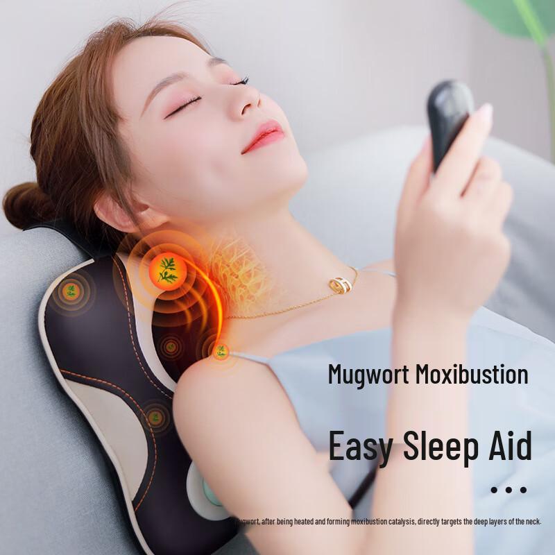 AIVEISI Multifunction Neck & Back Massager Pillow