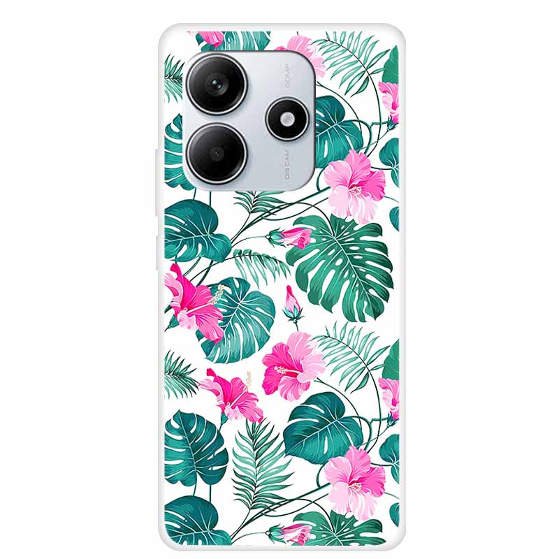 For Redmi Note 14 5G 2025 Phone Case Clear Transparent Edge TPU Silicone Soft Back Cover Case For Redmi Note 14 Case Coque Funda