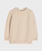 Holcheubeilleo Bird Knit Sweater Sand