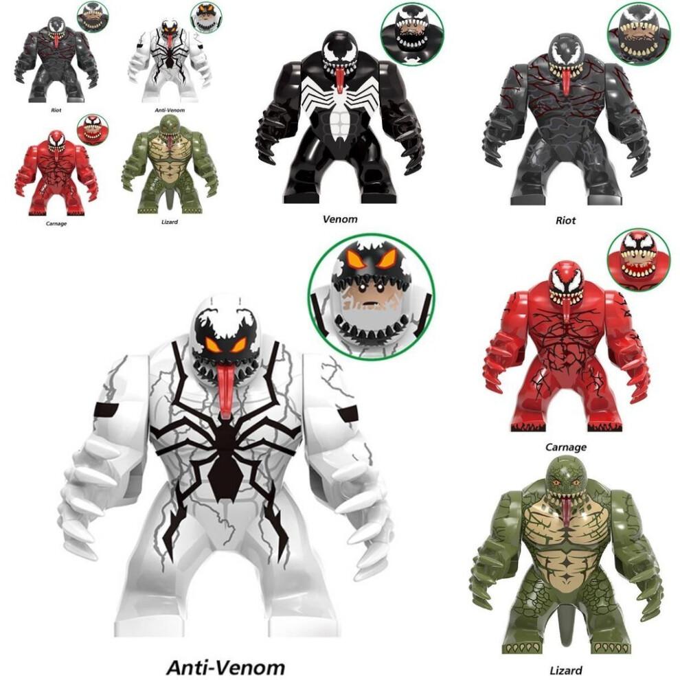 (StylB)Superhrdina Venom Anti Venom Mini Hračka Akční Figurka Pasuje na Stavební Kostky