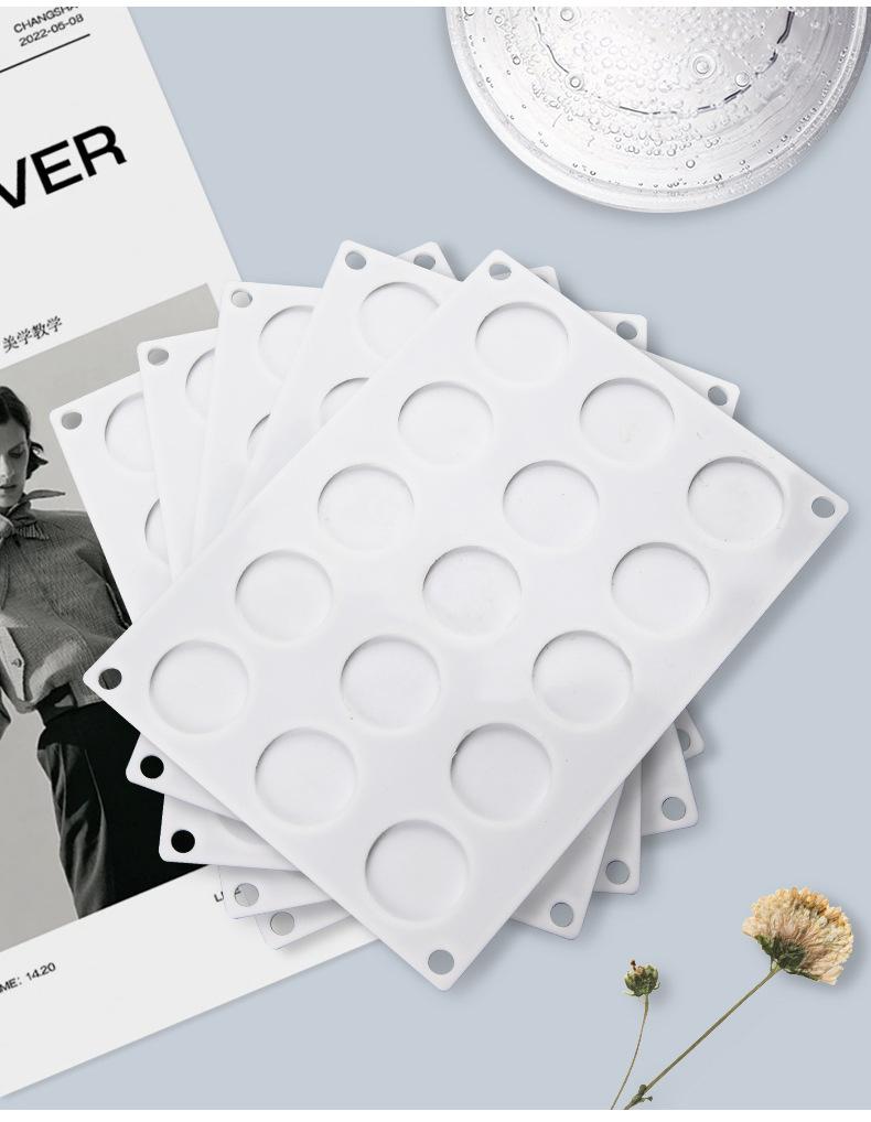 1 шт. Штамп для восковой печати Силиконовая форма Печать Воск для печати 15 Круглая формовочная форма Огневая краска Печать Вспомогательные инструменты для изготовления пригласительных открыток