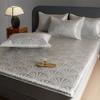 Three piece set of high-end light luxury ice silk cooling mat and bedsheet - Nanfeng