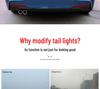 Compatible with 2013-2018 BMW 3 Series F30/F35 Rear MP Style LED Sequential Signal Daytime Running Brake Light.