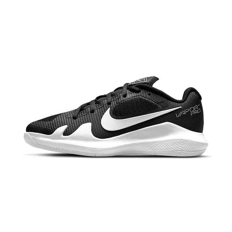 

new Nike Court Vapor Junior Pro Slip Resistant Cushioning Wear Resistant Breathable Athletic Shoes Black White Kids 38.5