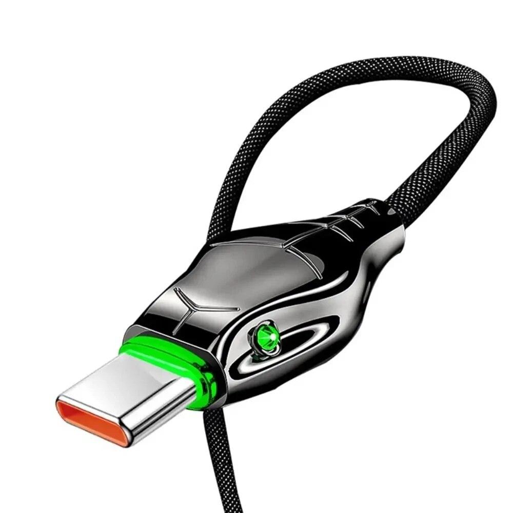 66w Type-C 5A Super Fast Charging Indicator Light Data Cable Suitable For Iphone 5-14 Huawei Xiaomi Vivo Phone Charging Cable