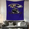 Baltimore Ravens Wall Tapestry Aesthetic Wall Hanging Printed Fabric Blanket Decorative Tapestries for Bedroom Living Room Home Decor