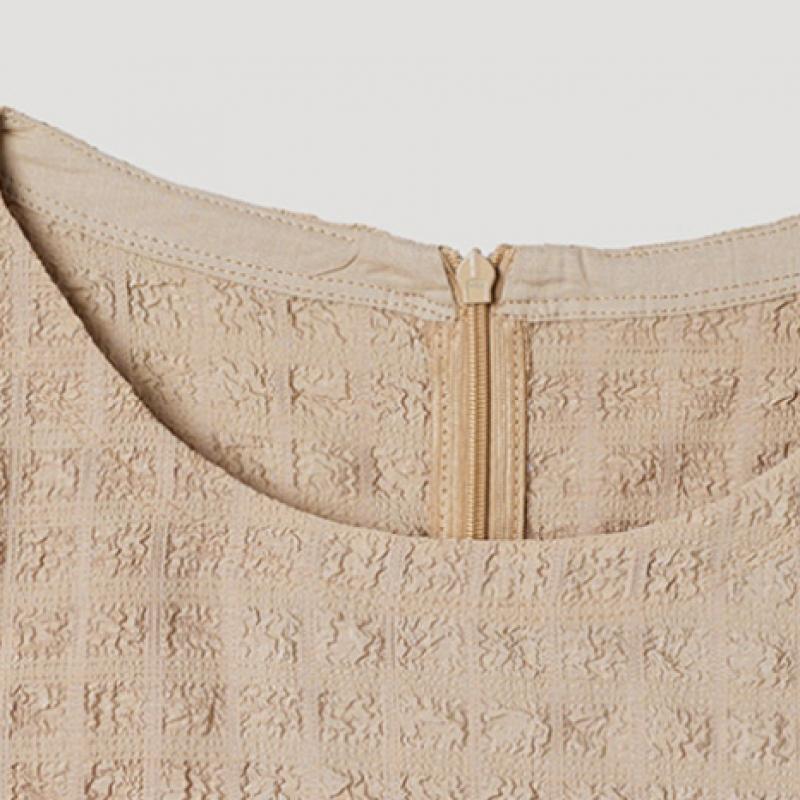 [She S miSS] Square Pattern blouSe Swwblp22060 Ca