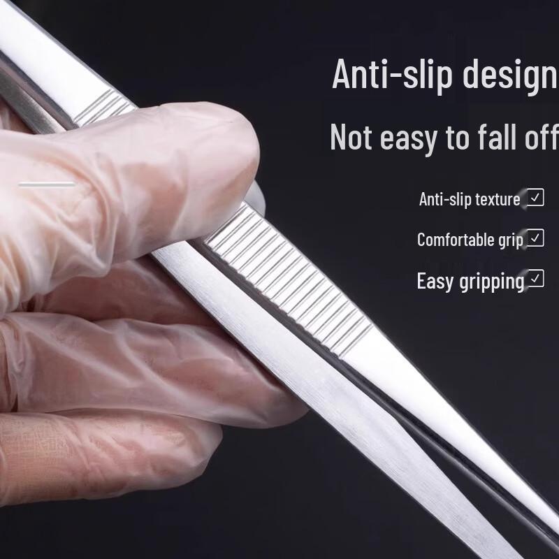 Stainless Steel Extra Long Tweezer Set