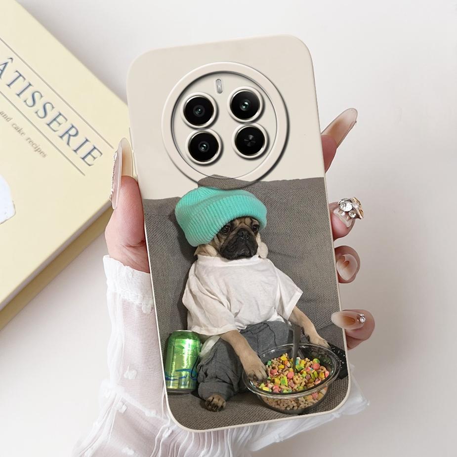 For Realme 12 Pro Plus Case RMX3840 Cute Cartoon Cover Soft Silicone Phone Case For Realme 12 Plus 12X Realme12 Pro + Bags Shell