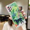 Original Jungle Animal Print Clear Case For Samsung Galaxy A54 A55 A53 5G Cases A52 A23 A13 A32 A33 A73 Soft Cover Sloth Leopard