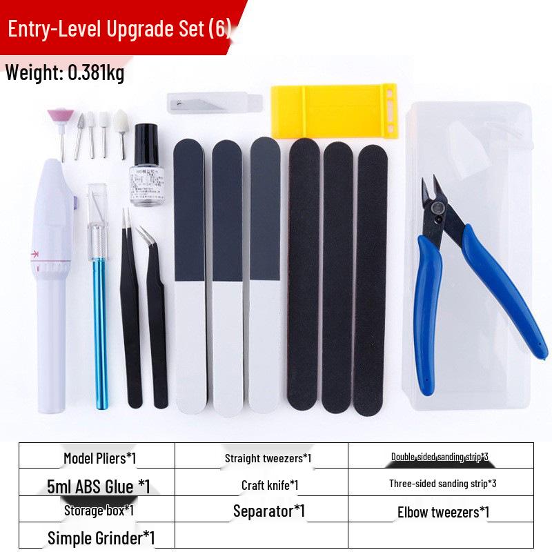 Entry-Level 14-Piece Gundam Model Assembly Tool Set