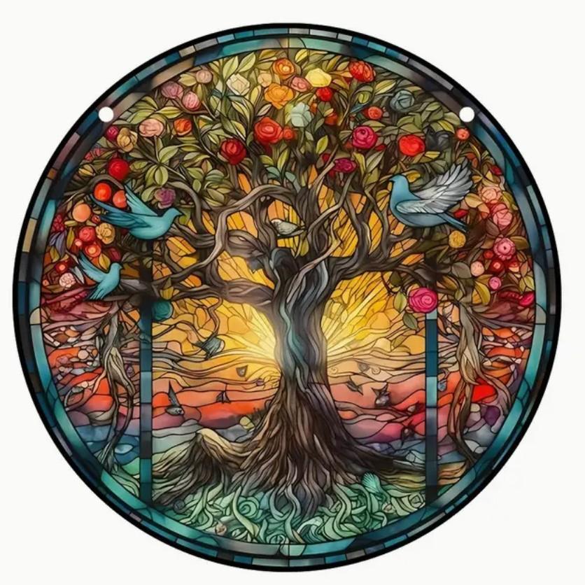 Neue Bohemian Stil Serie Innen- und Außenbereich Bunte Dekorative Acrylscheibe