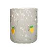 Weihnachtsikone Glas Feiertagsmotiv Stiellose Trinkgläser Texturdesign Glaswaren Weihnachten Erntedankfest Party