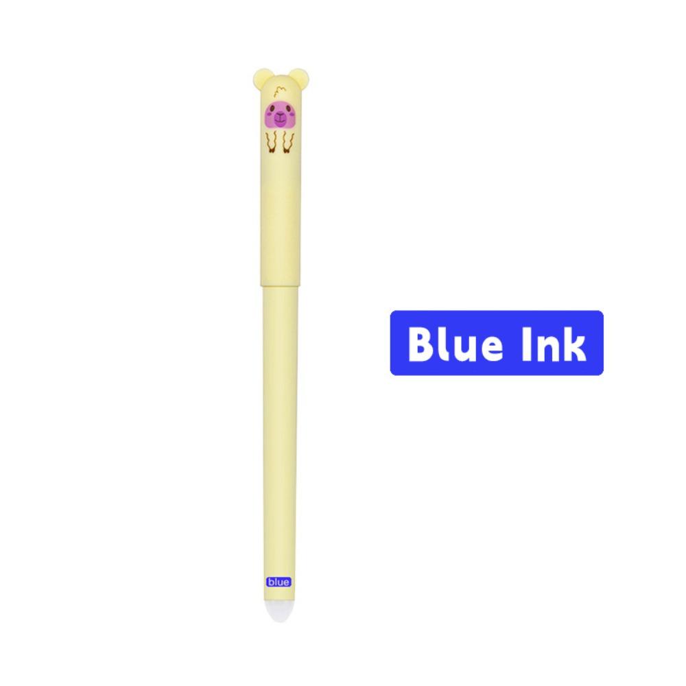 High Quality Animal Design Erasable Pen Writing Tool Quick Drying Neutral Pen 0.5mm Black/Blue Ink Ballpoint Pen School Office