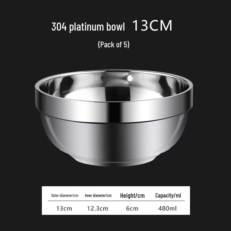 Yi Shu Xiang 304 Stainless Steel Insulated Bowls