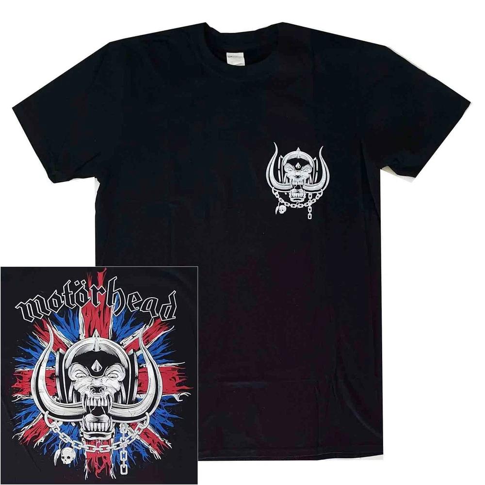 Motorhead British Warpig Pocket Logo Shirt T-Shirt Rock Tshirt M