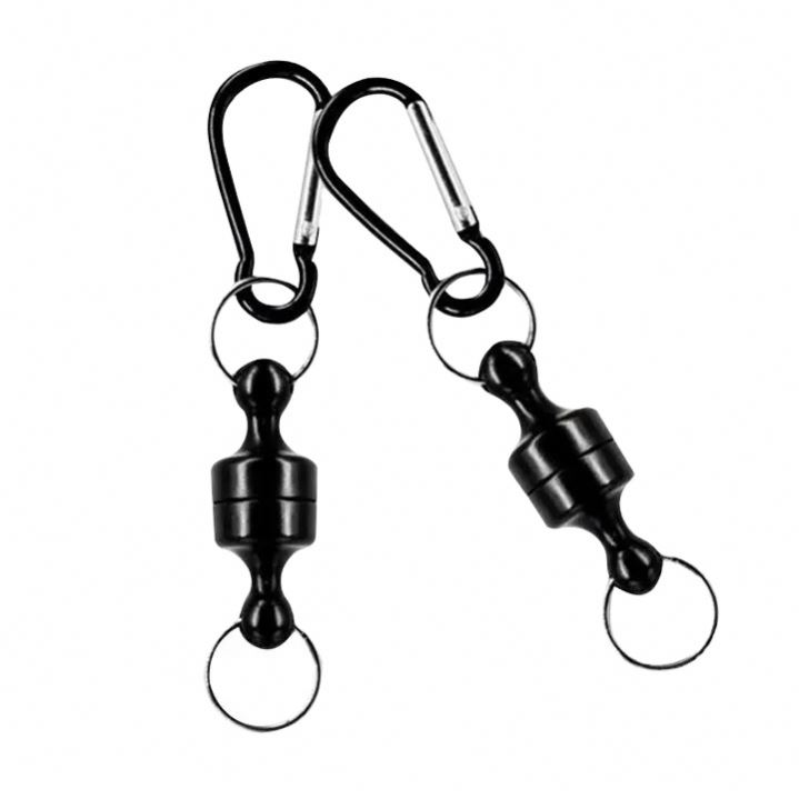 Topline Fishing Hanging Buckle Magnetic Buckle Fast Hanging Buckle Wireless Lost Rope Metal Strong Magnetic Force Mountaineering 11cm/12g чёрный