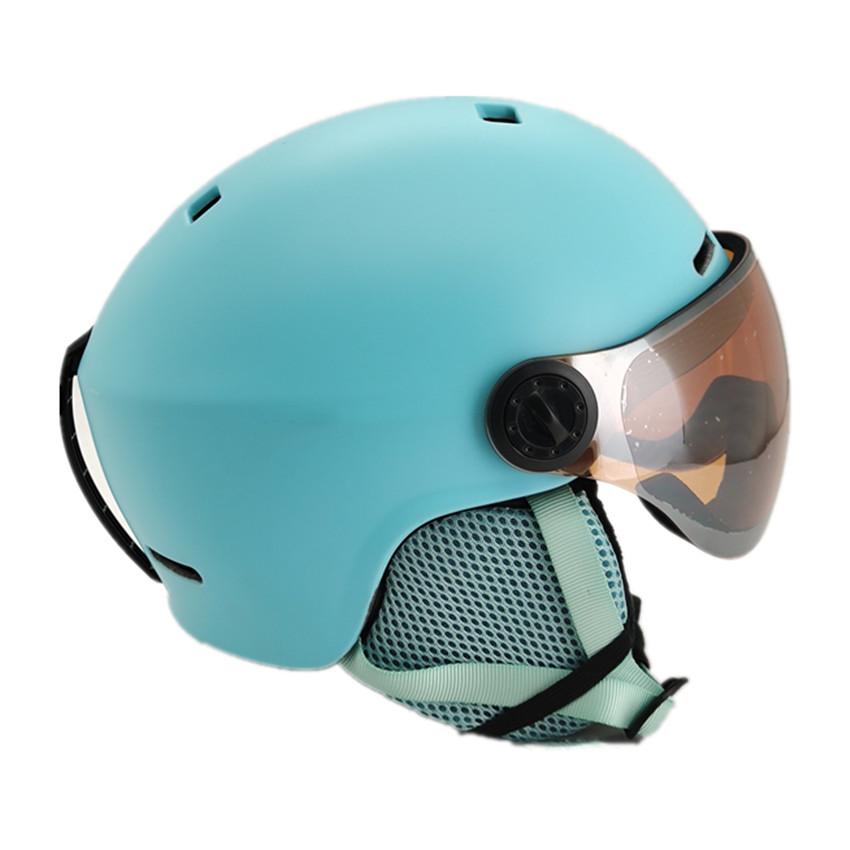 

Мотоциклетный шлем от производителя MOON OEM Шлем для сноуборда и лыж, Самый популярный спортивный шлем для зимних приключений XL небесно-голубой