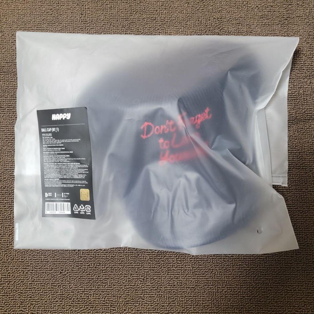 [USED] Last BTS JIN Cap Hat Happy Jin Pop-up