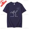 Happy La Linea Summer Casual T-Shirts Men Round Neck Graphic T Shirt Badum Linus Lineman Short Sleeve Tees Fashion Cotton Tops