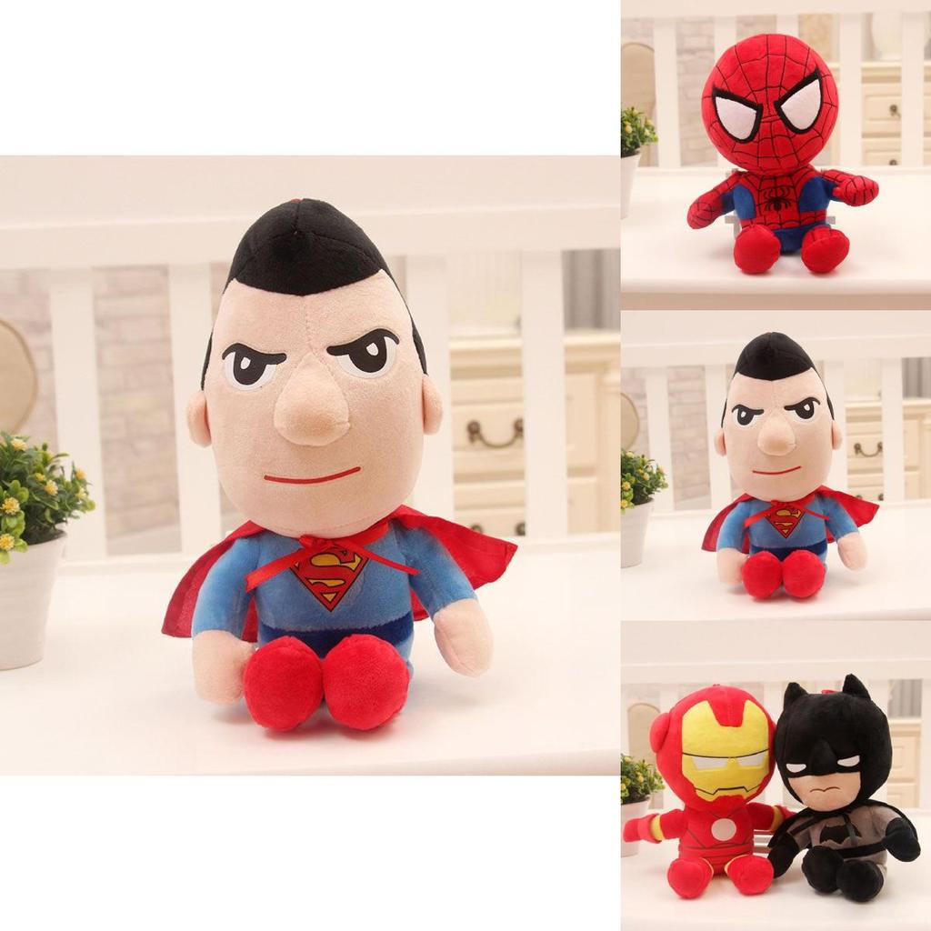Adorable Avengers Super Hero Plush Doll Featuring Spiderman Captain America Ironman