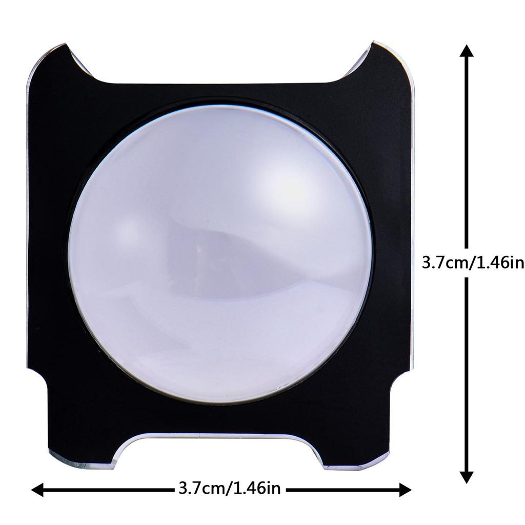 2pcs Panoramic Lens Adhesive Protector Action Camera Accessories Compatible For Insta360 One Rs/r