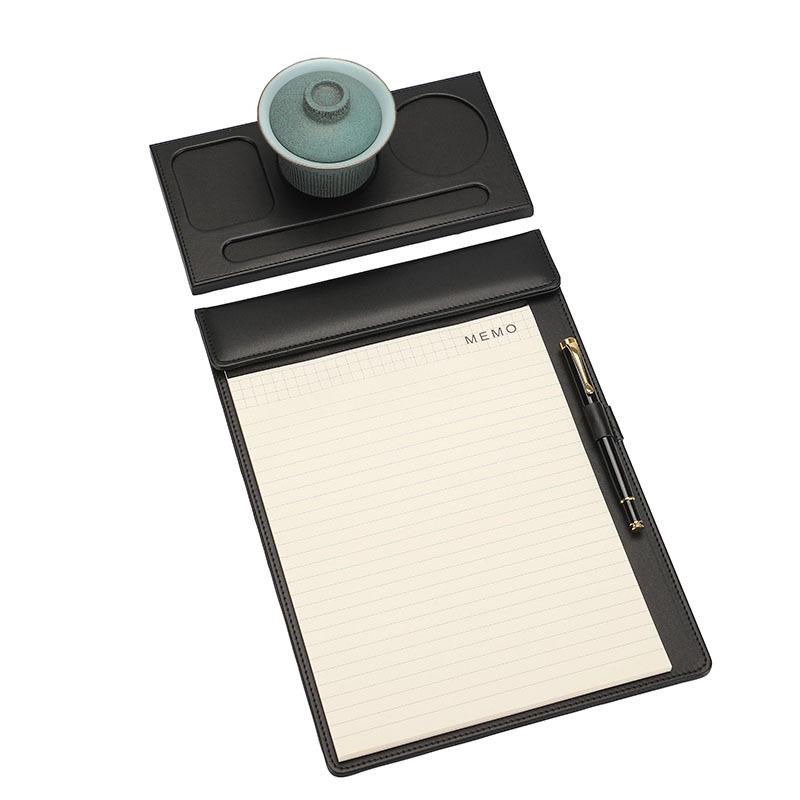 A4 Leather Conference Writing Pad with Magnetic Closure