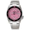 X Pantera Roz Nu. Seria 5 Seria SKX Impermeabil 100m Calendar Secundar Stop Mișcare Mecanică Automată/Manuală Curea din Oțel 44.2mm SBSA321