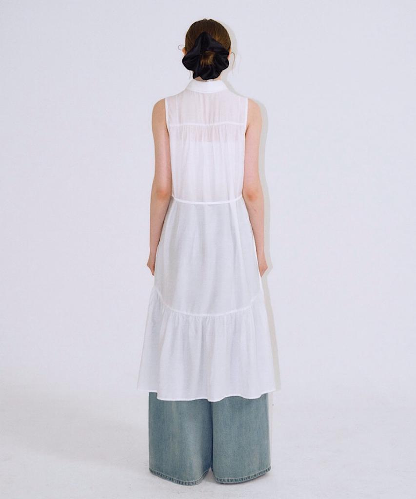 Apoem Long Shirt Dress - 2Colors
