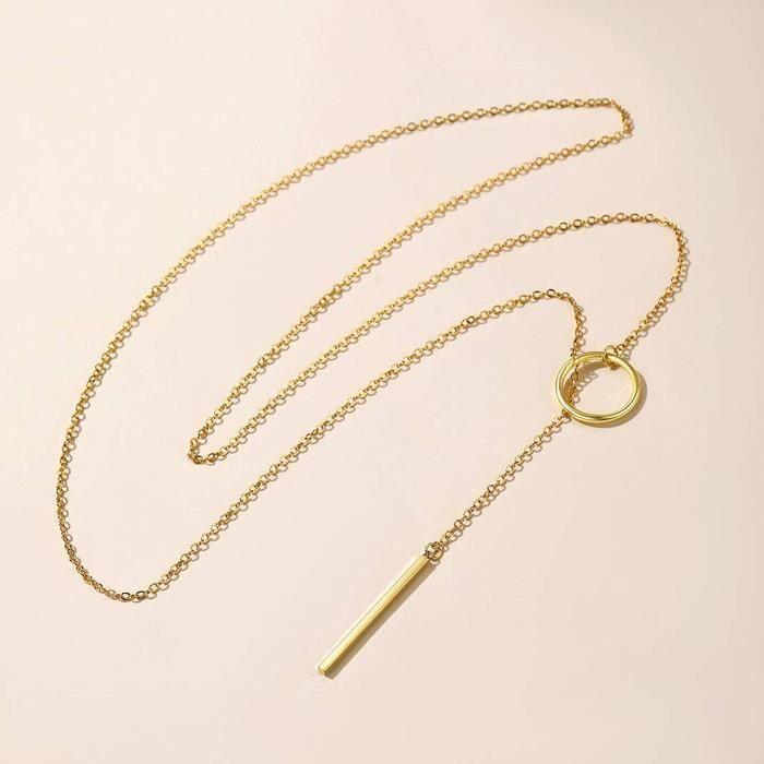 Lariat Necklace - CAH7L - Woman - Personalized - Length 73 Mm - Pink Color