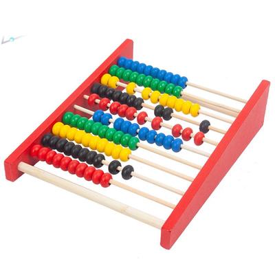 Hobbies Learning Toy Preschool Wooden Abacus Counting Calculation Bead Intelligence Development